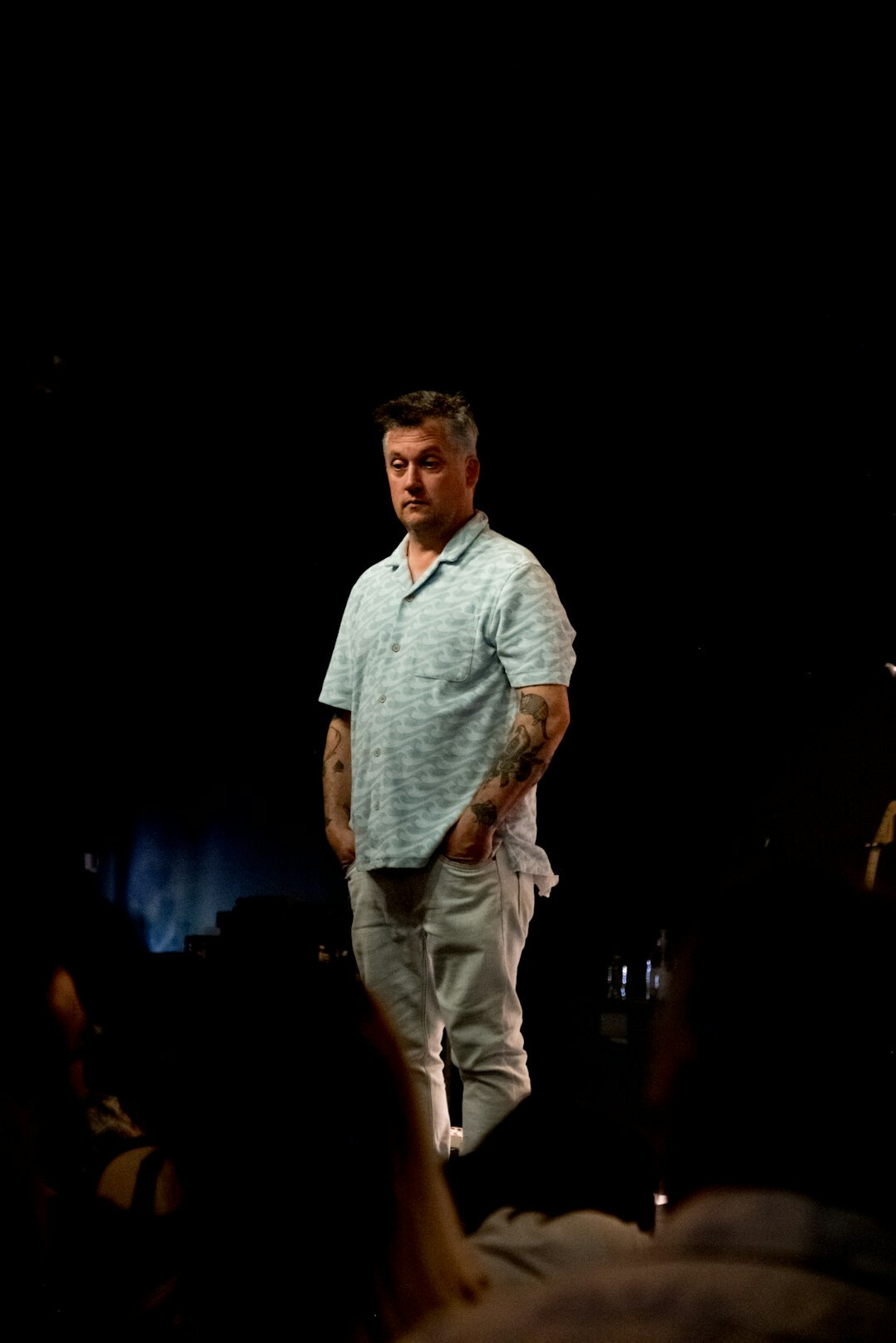 Professional portrait of a male public speaking trainer